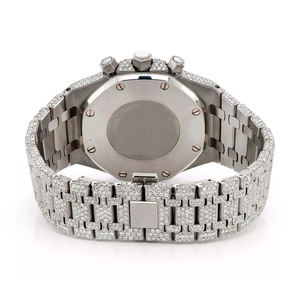 Glacier King ETA Moissanite <b>Iced</b> <b>Out</b> Stainless Steel Luxury <b>Watch</b> - Product Image 6