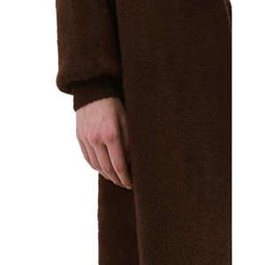 Cárdigan Casual de Mujer con Cuello Redondo y Manga Corta en Suave Algodón 100% No Tejido de Grosor Estándar para Invierno - Product Image 4