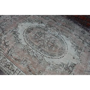 พรมปูพื้นขนาดใหญ่6x9,8ฟุตสไตล์วินเทจสีเขียวคลาสสิคเบจออบัสสันขนแกะลาเท็กซ์สำหรับห้องนั่งเล่นห้องโถงสำหรับวัยรุ่น - Product Image 5