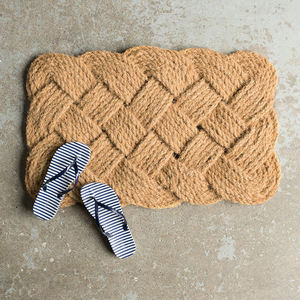 Tapis en fibre de coco tissé de haute qualité du Vietnam logo personnalisé tapis en fibre de coco pour porte d'entrée écologique - Product Image 1