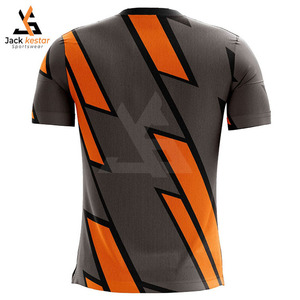 เสื้อฟุตบอลแขนสั้นแบบสั่งทำพิเศษ OEM/ODM ขายส่ง เสื้อฟุตบอลระบายเหงื่อ ผ้าตาข่าย สำหรับเด็ก - Product Image 2