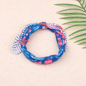 Hand Block Printed Cotton Bandana Unisex Soft Boho Head Wrap <b>Beach</b> <b>Accessory</b> - Product Image 6