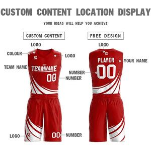 Personalizado de Baloncesto de los hombres camisetas sin mangas transpirable de secado rápido al por mayor precio barato uniforme de baloncesto - Product Image 4