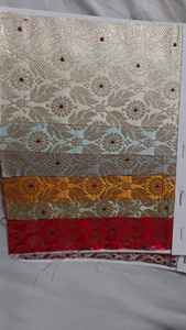 Tela de seda brocada hecha a medida, muy atractiva, ideal para Diseñadores de ropa y diseñadores textiles para el hogar. Adecuado para reventa - Product Image 4