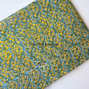 Tela de Algodón Cambray con Estampado Tradicional Jaipuri, 60x60 cm - Product Image 6