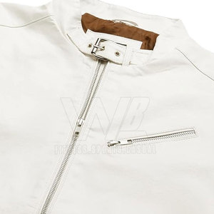 Veste en cuir de haute qualité pour homme, col montant, mode hiver, manches longues, coupe-vent et respirante - Product Image 5