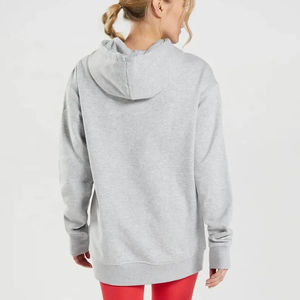 Sweat à capuche vintage en polaire uni pour femme, doux, chaud, respirant, écologique, pull à manches longues, haut décontracté à capuche - Product Image 5