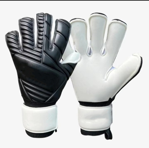Gants de gardien de but de football professionnels unisexes en latex imperméables respirants avec sangle de poignet réglable, doigts complets pour l'entraînement en extérieur - Product Image 2