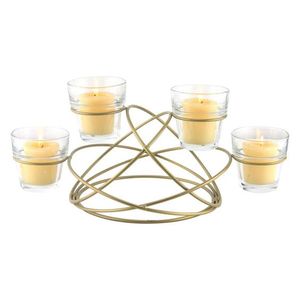 Bougeoir en forme de spirale décoration de noël ornement étagère et décor de Table haute qualité décor à la maison matériau Durable - Product Image 2