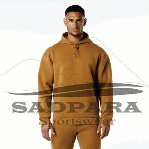 Moda Hombres Gimnasio Sudadera con capucha Sostenible Cómodo Peso pesado Personalizado Sudadera con capucha Puff Imprimir Sudaderas con capucha sólidas - Product Image 5