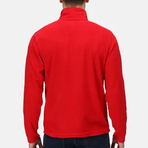 Sweat-shirt à col montant zippé de haute qualité, poids lourd, quart de zip, coupe classique pour homme / Prix de gros avec conception de logo personnalisé - Product Image 6