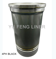 Chemise de cylindre AFTERMARKET YF TAIWAN pour moteur diesel 4PH, joint torique noir, garantie 1,5 an, 4kg