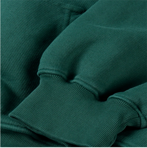 Wholesale Customized <b>Men's</b> Heavyweight Thermal Hoodies in <b>Green</b> 100% Cotton Printed High Quality <b>Hoodie</b> - Product Image 3