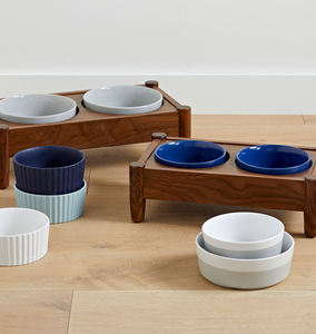 ชามอาหารแมวและน้ำสัตว์เลี้ยงชามไม้สำหรับแมวและลูกสุนัข - Product Image 4