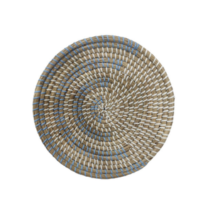 Rustic <b>Wall</b> Decor Plate - Seagrass <b>Hanging</b> <b>Basket</b> Tray - Handmade Round Natural <b>Wall</b> Art for Home, Office, Hotel - Product Image 4