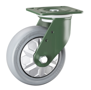 YTOP 4-8 Zoll Mangan-Stahlindustrie pp schwenkbare Schwerrollenscheiben für Installationen - Product Image 1