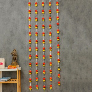 Guirnalda de cuerda de tuberosa de caléndula, decoración colgante de pared, guirnalda de cuerda decorativa, decoración del hogar, decoración de festivales y fiestas - Product Image 2