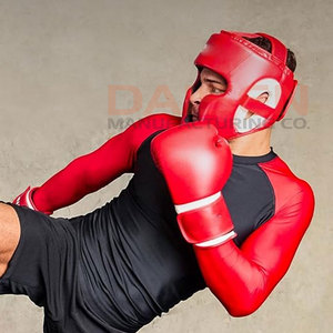 Made In Best Material Head Guard Premium Quality Head Guard Custom Design Boxing Head Guard - Product Image 6