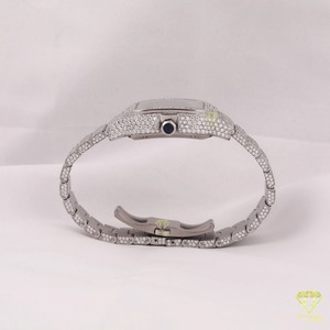 นาฬิกาเพชรที่ปลูกในห้องทดลองสีขาวสุดหรูดีไซน์ไม่เหมือนใครพร้อมดีไซน์หรูหราในราคาไม่แพง - Product Image 5