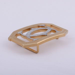 Cinturón para hombre Hebilla personalizada Estilo de diseño loco a mano en plata de ley 925 Moissinatie Diamante Estilo hip hop Hebilla de lujo - Product Image 5