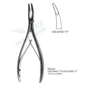 Rongeurs Curvos Mini Friedmann, Mordedores de Hueso de Alta Calidad, Instrumentos Quirúrgicos Ortopédicos Utilizados en Cirugía Ósea - Product Image 4