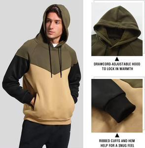 2024 Últimos diseños Nueva moda Peso pesado Regular Sudadera con capucha Logotipo personalizado Hombres Streetwear Sudadera personalizada con capucha - Product Image 2