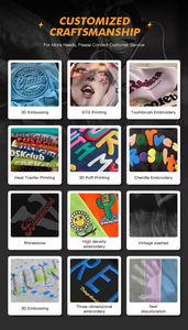 Camiseta de Algodón 100% de Peso Pesado con Logotipo Personalizado del Fabricante, Estampado Gráfico, Cuello Redondo, Corte Regular para Hombre - Product Image 6