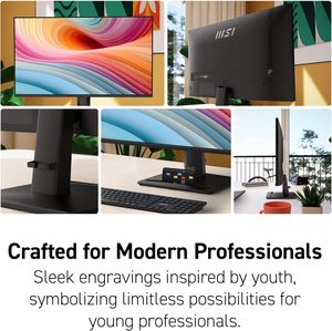 Màn hình chơi game văn phòng MSI PRO MP251 E2 24.5 inch IPS 1920 x 1080 (FHD), 120Hz, 1ms, đen/trắng - Product Image 5