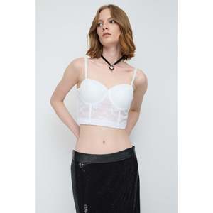 เสื้อเบลาส์คอกลมแบบผูกเชือกปรับได้ 100% โพลีเอสเตอร์ - Product Image 2