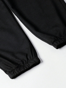 Survêtements à fermeture éclair en strass pour hommes de haute qualité élégant motif solide à capuche prix de gros Logo personnalisé pour la saison d'hiver - Product Image 4