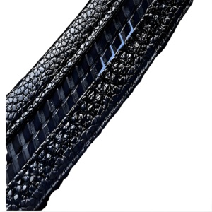 Cinturones Importados para Hombre con Hebilla Negra Ajustable de Calidad Premium con Bloqueo Automático, Accesorios Duraderos para la Cintura, Estilo Moderno para Uso Diario - Product Image 5