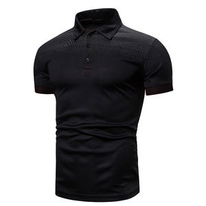 Vente en gros de chemise de golf pour hommes grande taille polyester coton impression de logo personnalisé tissu tricoté respirant écologique séchage rapide - Product Image 2