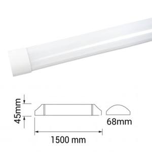 Plafoniera oponica 50W LED 4150 Lumen 4000K 150cm IP65 per uso industriale 6698 di luce lineare - Product Image 3