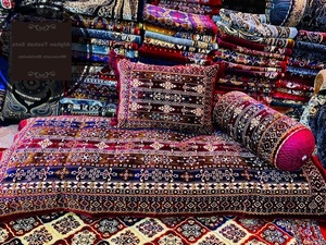 Ensemble de housses de coussin et d'oreillers de Style turc Toshak | Toshak sièges arabes plancher Oriental sièges de sol - Product Image 3