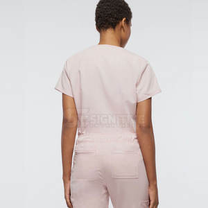 Uniformes Médicos de Lona Transpirable a Medida, Unisex, para Verano, Conjuntos de Enfermería para Hospital - Venta al Por Mayor de Fábrica para Personal Médico - Product Image 3