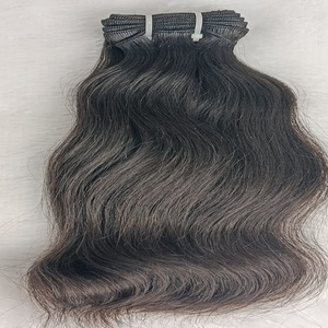 Cutícula alineada 100% Natural sin procesar Virgen Raw Indian Bundle Hair Black Women Extensiones de cabello humano - Product Image 1