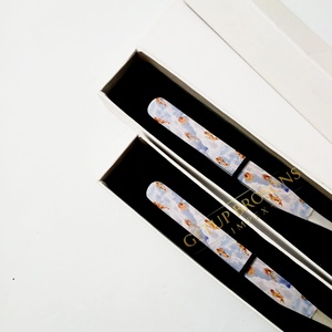 Meilleures pinces à épiler pour cils GETUP BROSONS IMPEX GBI-EET 10 mm en acier inoxydable avec revêtement en papier toile d'araignée et pointe en fibre lisse - Product Image 1