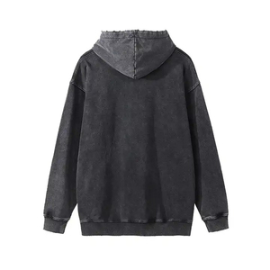 New Fashionable Street Wear Men Comfortable Breathable Acid <b>Wash</b> Hoodies Customized Logo Design Printed Men Acid <b>Wash</b> hoodies - Product Image 2