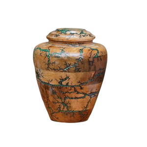 Green Color Cremation <b>wooden</b> <b>urn</b> <b>urn</b> <b>for</b> Adult <b>ashes</b> Human <b>ash</b> <b>urn</b> box Personalized <b>Wooden</b> Burial <b>for</b> Funeral - Product Image 1
