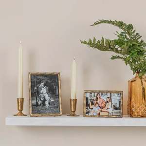 Cadre photo de table en métal bambou laiton AK en laiton fini avec support au meilleur prix pour la décoration intérieure/cadeaux - Product Image 2