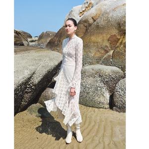 <b>High</b> Fashion Women's Blouses Shirts Luxury NARC LACE <b>TOP</b> Ruffled Sleeves Ivory Lace Harmony 25% Polyester 75% Cotton Blouse - Product Image 4