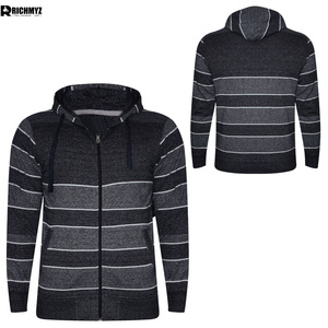 Sudadera con Capucha Personalizada de Moda para Hombre, Sudadera Informal de Forro Polar de Algodón con Logotipo Frontal y Cremallera para Invierno, Sudaderas con Cremallera Personalizadas para Hombre - Product Image 4
