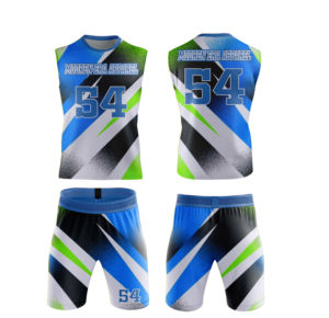 Uniformes de Fútbol Americano 7 contra 7 Personalizables al 100%, Sublimados, Conjunto 7v7 para Jóvenes y Tallas Grandes para Deportes de Verano - Product Image 3