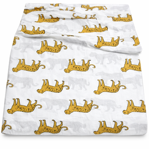 <b>White</b> Animal Print Wholesale Organic Woven Lightweight Combed 100% Cotton Eco-Friendly Printed Cute Patchwork Liberty Girls Boys - Product Image 1