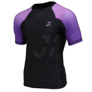 Chemise MMA à manches courtes pour hommes, logo personnalisé, coupe ample, vêtements d'arts martiaux pakistanais pour jeunes, vente en gros - Product Image 3