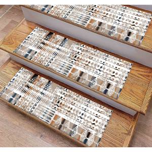 พรมพิมพ์ลายสไตล์โบฮีเมียน โมเดิร์น โทนสีอ่อน ดีไซน์คิลิม พร้อมพรมขนนุ่ม - Product Image 3