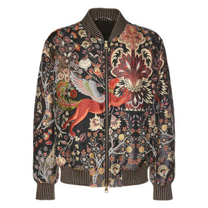 Blouson d'aviateur athlétique d'hiver pour hommes, col montant brodé personnalisé, toile à sublimation en polyester - Product Image 3