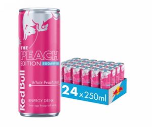 Bebida Energética RedBull Edición Durazno, Suministro de Fábrica, 24x255ml, Venta al Por Mayor, Bebida Energética Premium, Exportación a Granel - Product Image 4
