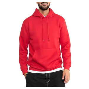 Sweat-shirt et pull à capuche pour homme en tissu tricoté, manches longues, écologique, respirant, impression de logo personnalisée avec poche - Product Image 5
