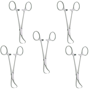 คีมจับผ้าคุณภาพสูงแบบ Backhaus ขนาด 15 ซม. ทำจากสแตนเลส คีมผ่าตัดแบบมีตัวล็อคแบบ Ratchet สำหรับการผ่าตัด - Product Image 4